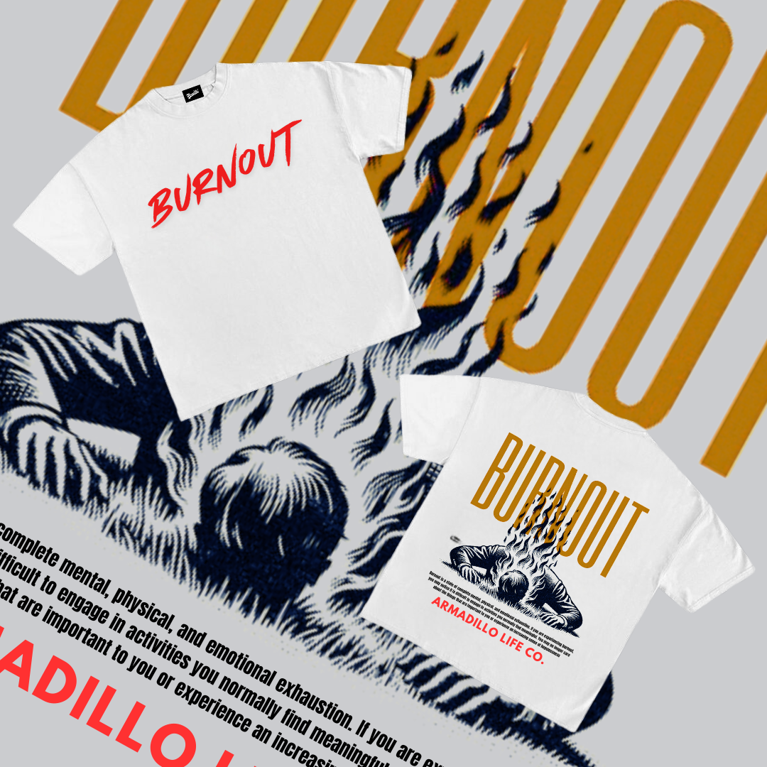 Burnout Printed Oversized Tshirt