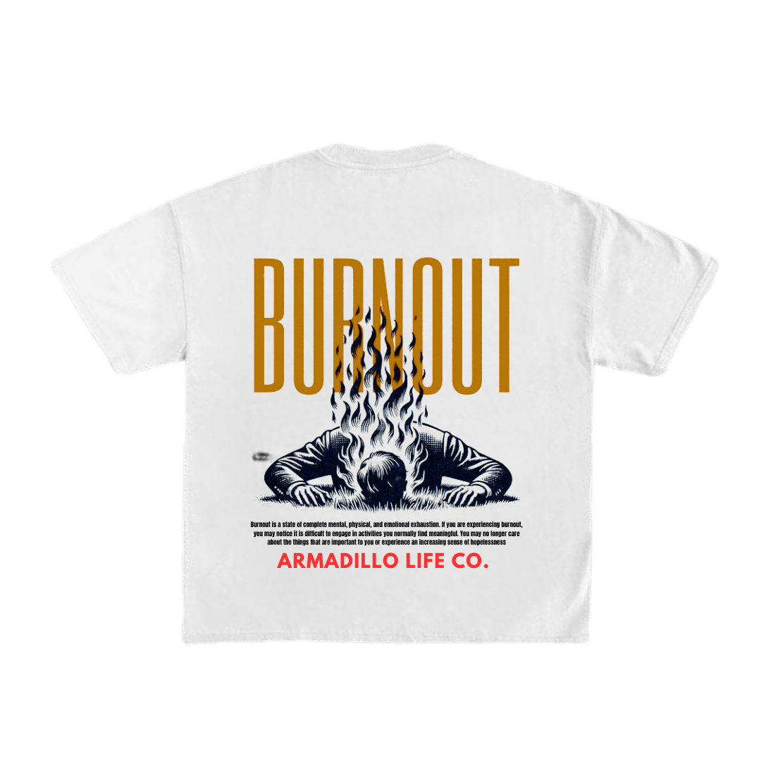 Burnout Printed Oversized Tshirt