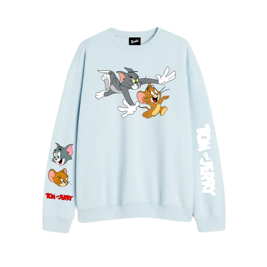 Oversized Tom and Jerry Sweatshirt