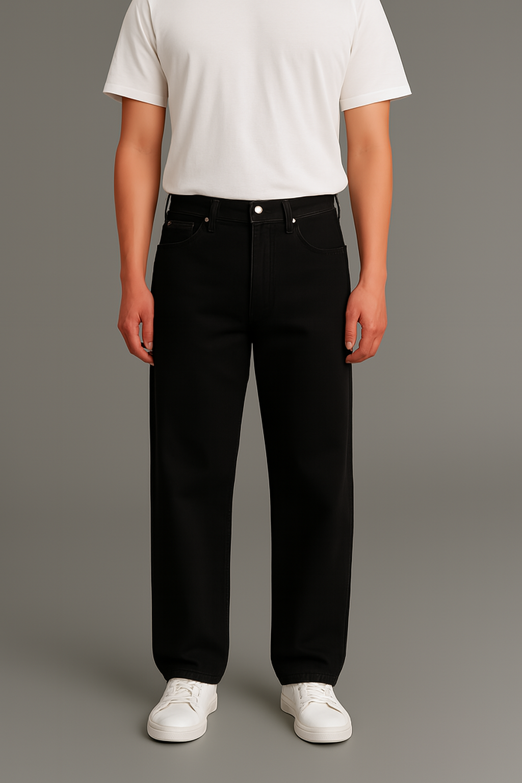 Black Baggy Fit Jeans