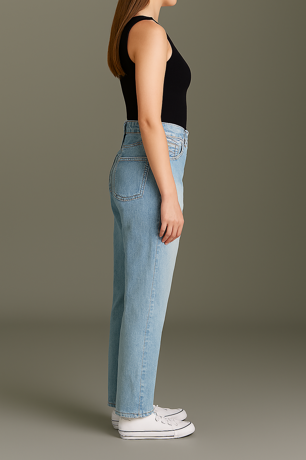 Light Blue Loose Fit Jeans