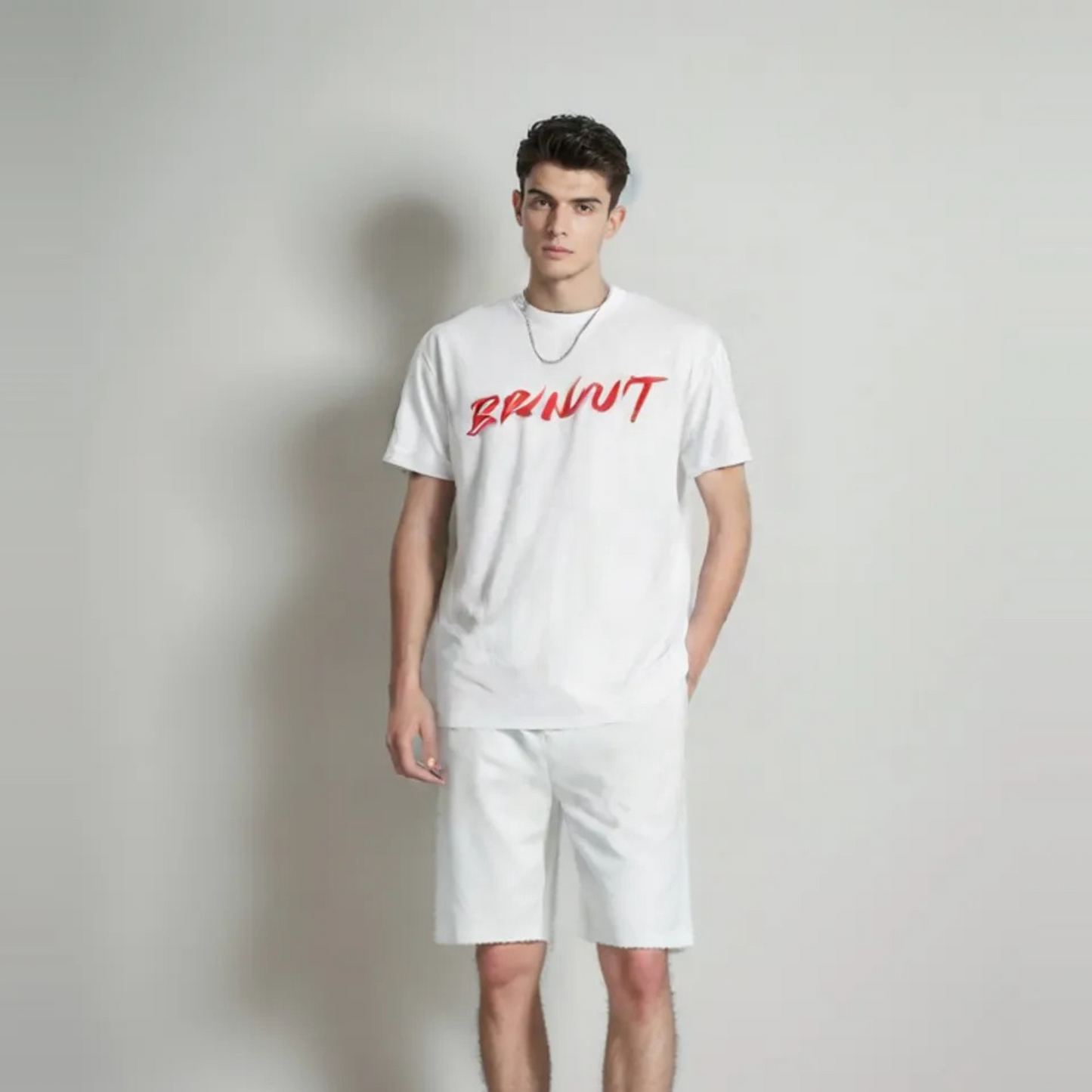 Burnout Printed Oversized Tshirt