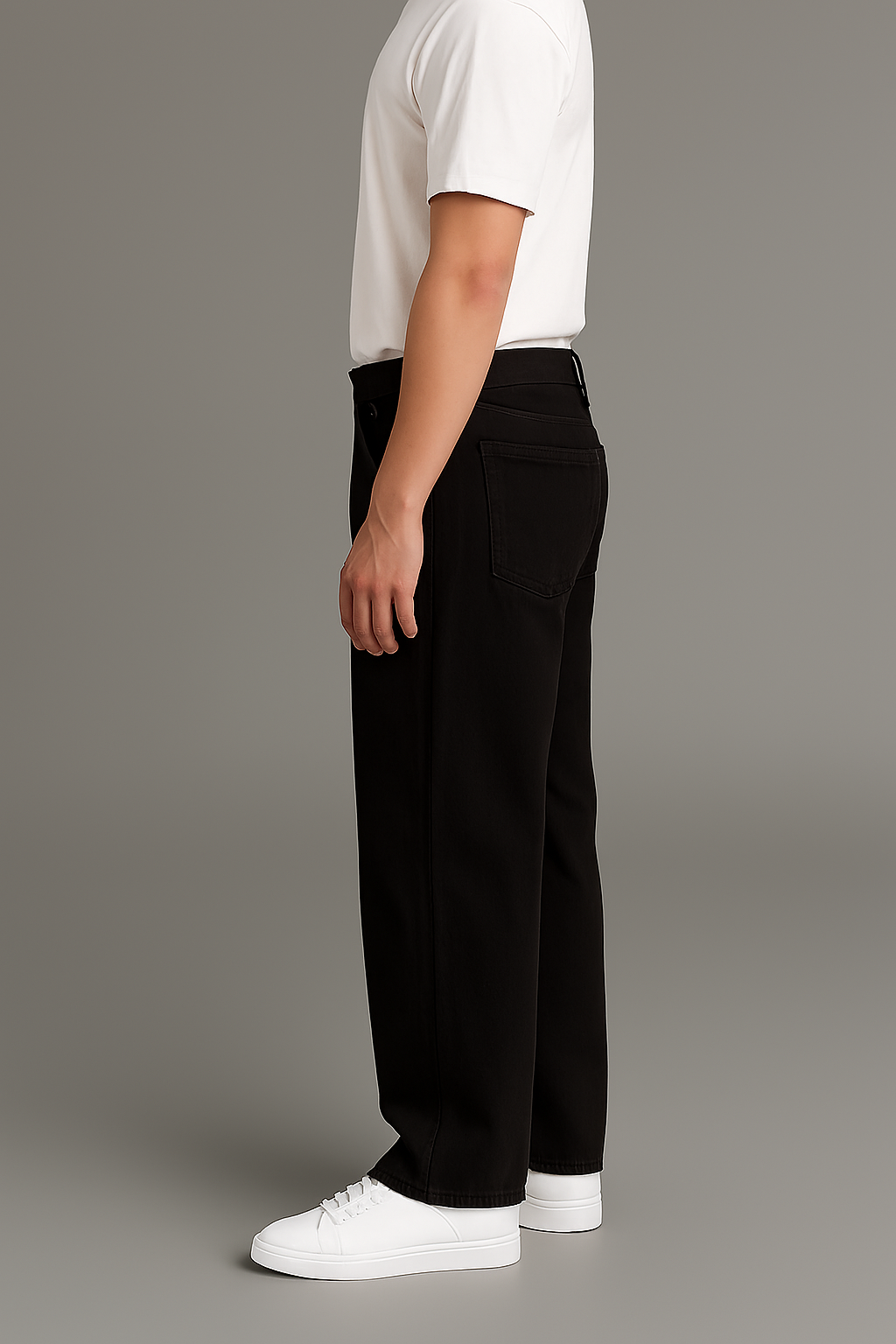 Black Baggy Fit Jeans