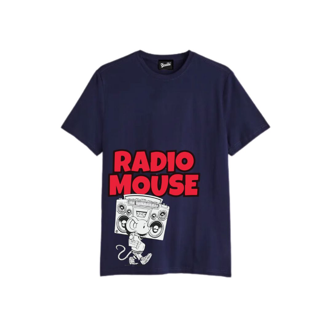 Radio Mouse Printed Tshirt
