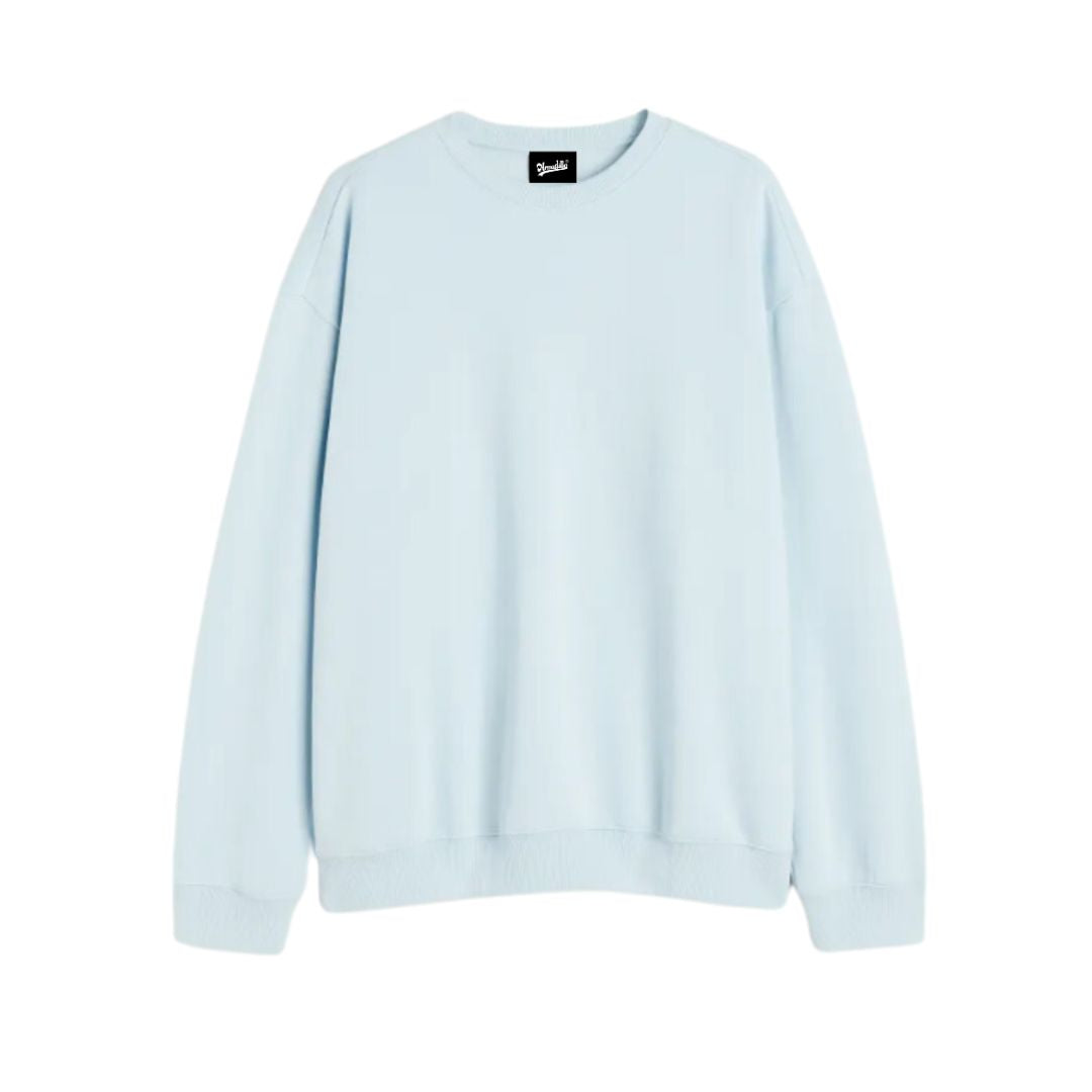Sky Blue Oversized Sweatshirt