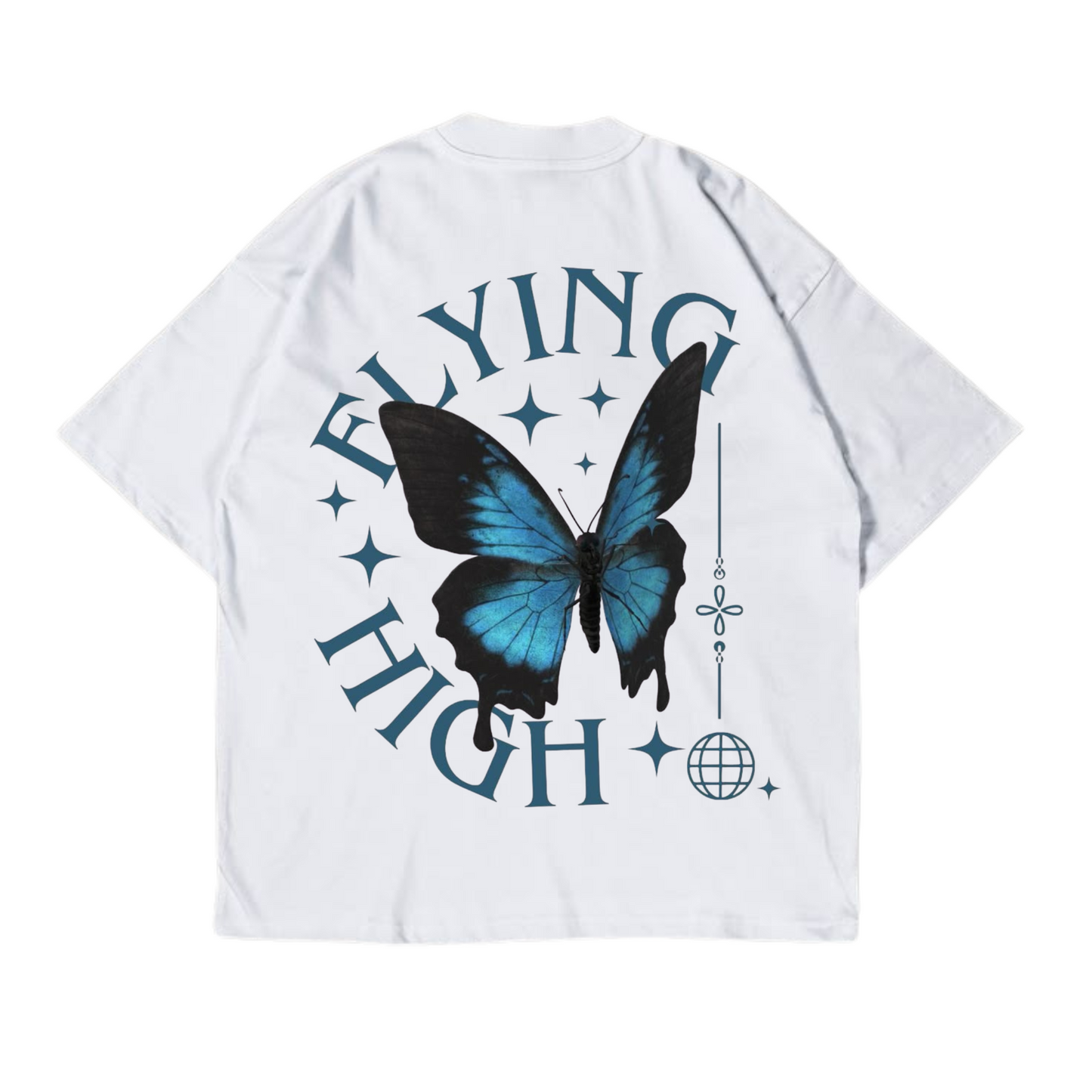 Flying High Ghaphic Oversized Tshirt