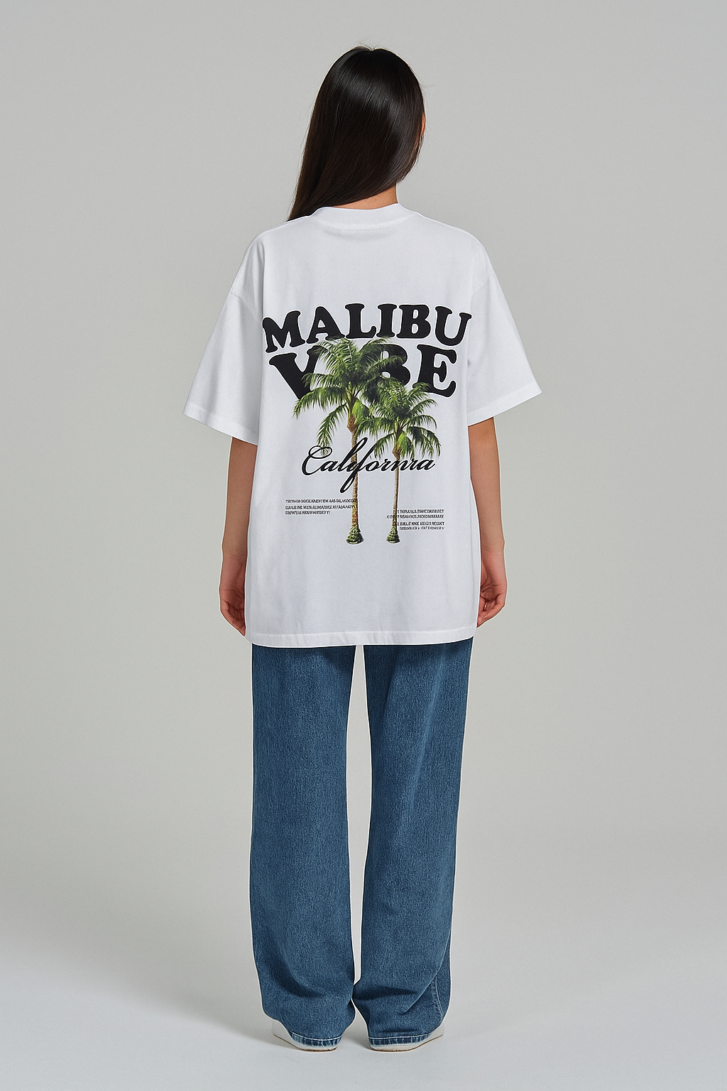 Malibu Ghaphic Oversized Tshirt
