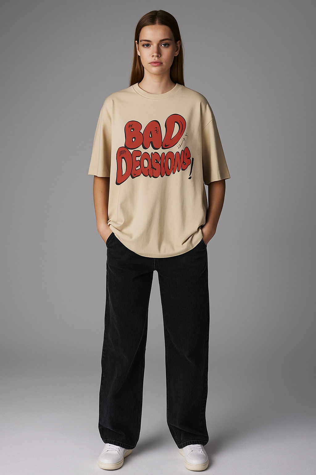 Bad Decisions Oversized Tshirt