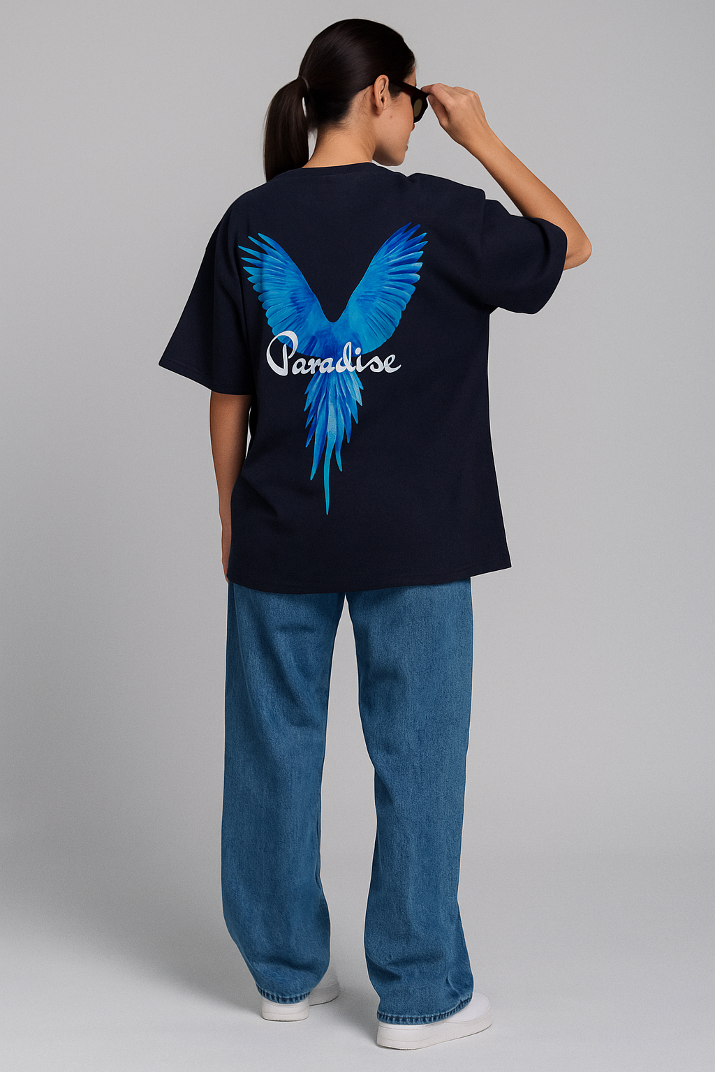 Paradise Ghaphic Oversized Tshirt