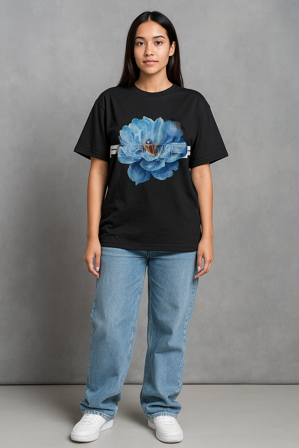 Flower Oversized Tshirt