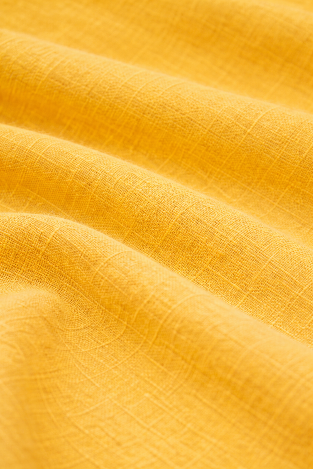 Solid Yellow Cotton Kurta