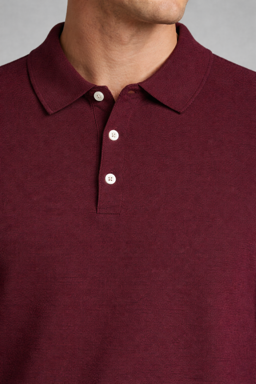 Solid Maroon Polo Tshirt