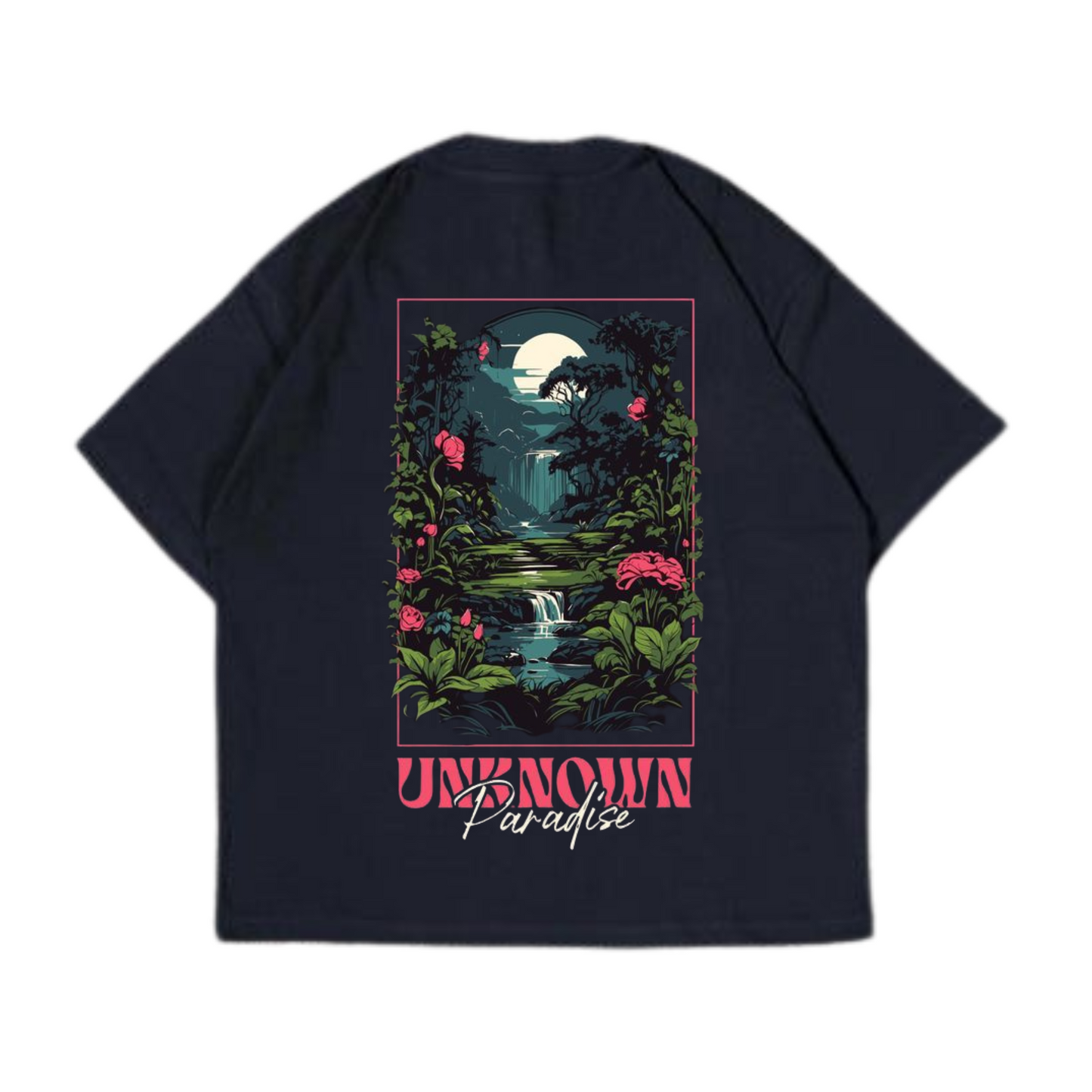Unknown Paradise Ghaphic Oversized Tshirt