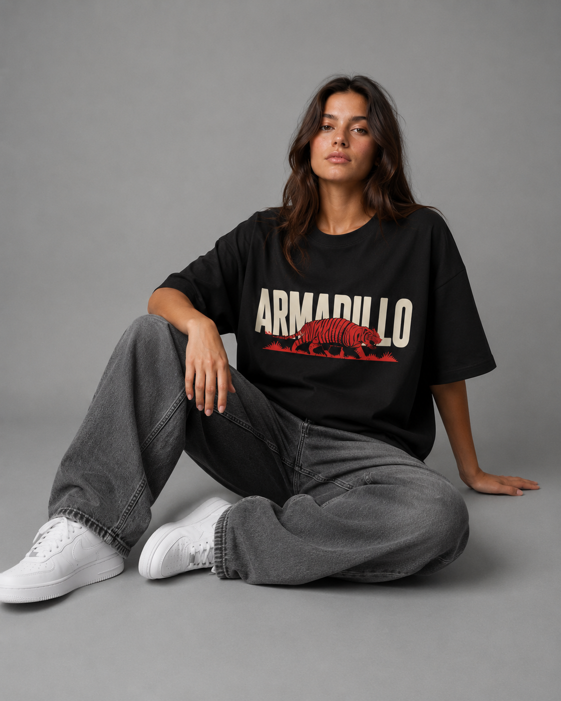Armadillo Tiger Oversized Tshirt