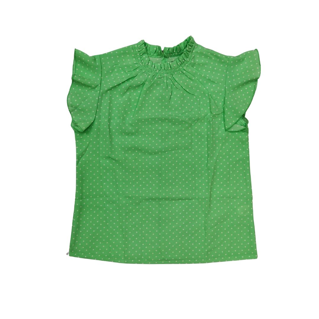 Green Regular Printed Top