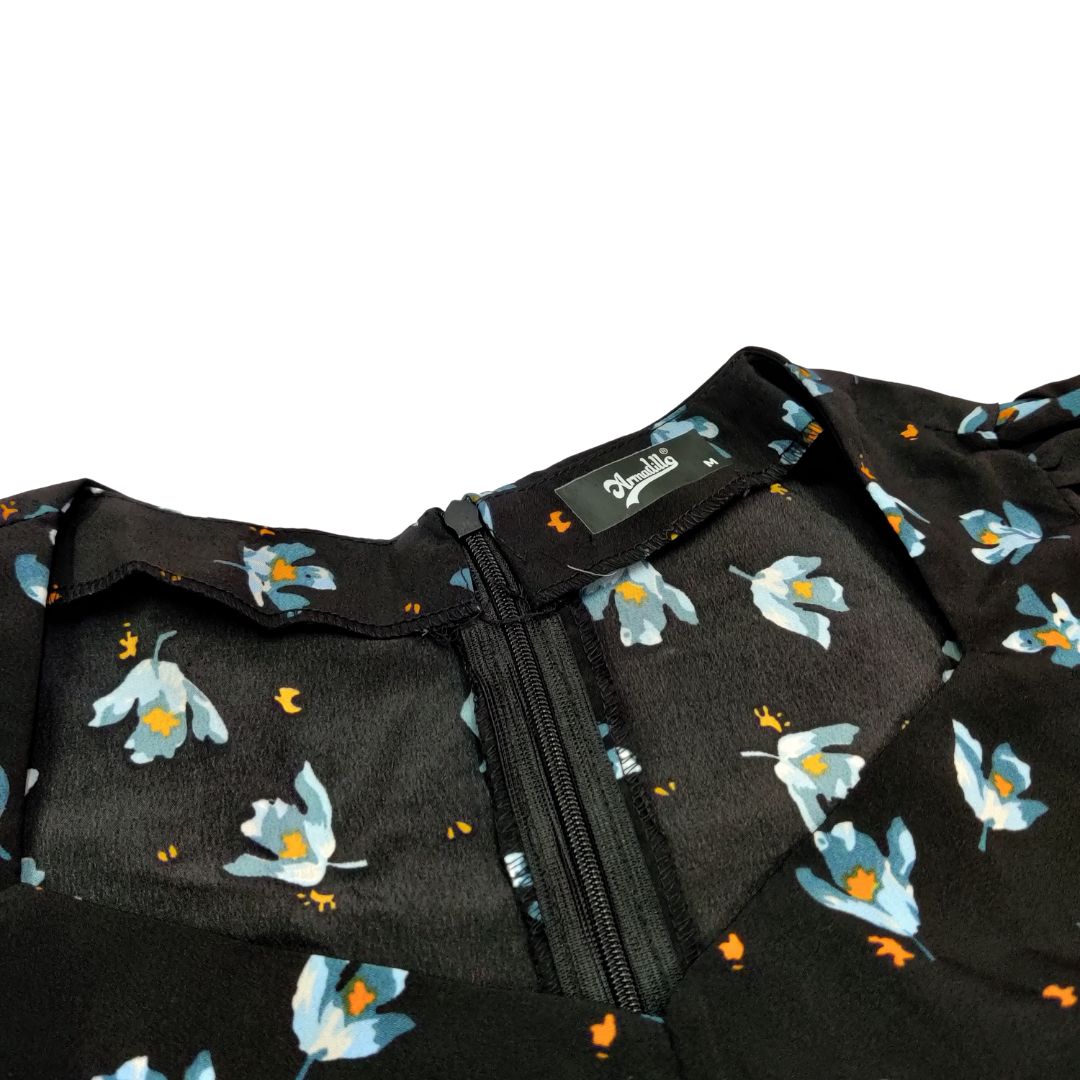 Black Floral Dress