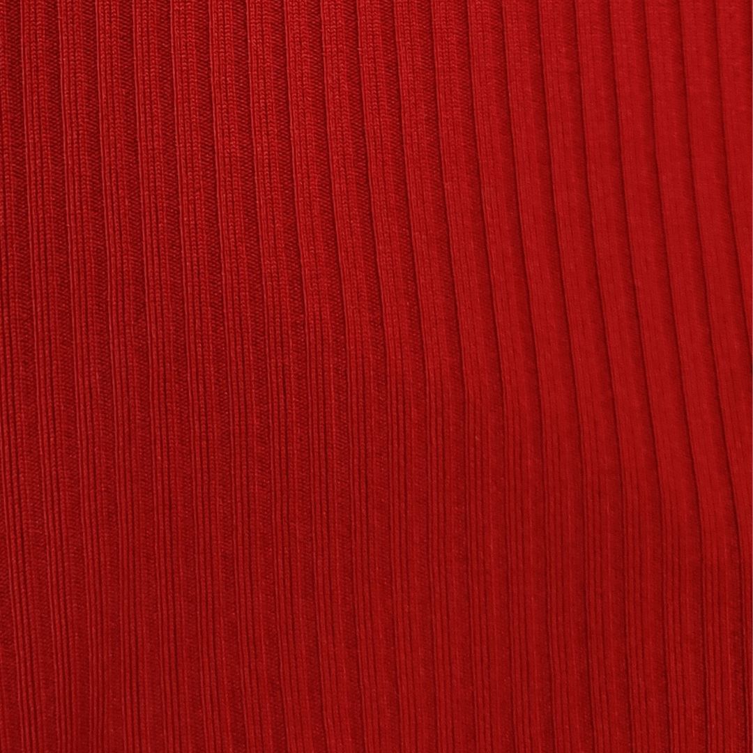 Red One Sleeve Bodyfit Dress