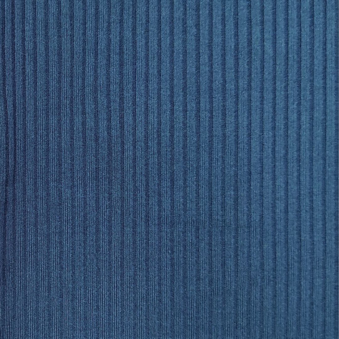 Blue Off-Shoulder Bodyfit Dress