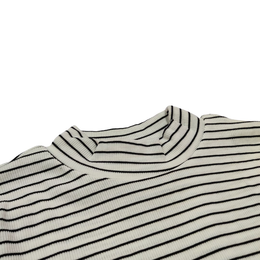 White Fullsleeve Regular Top