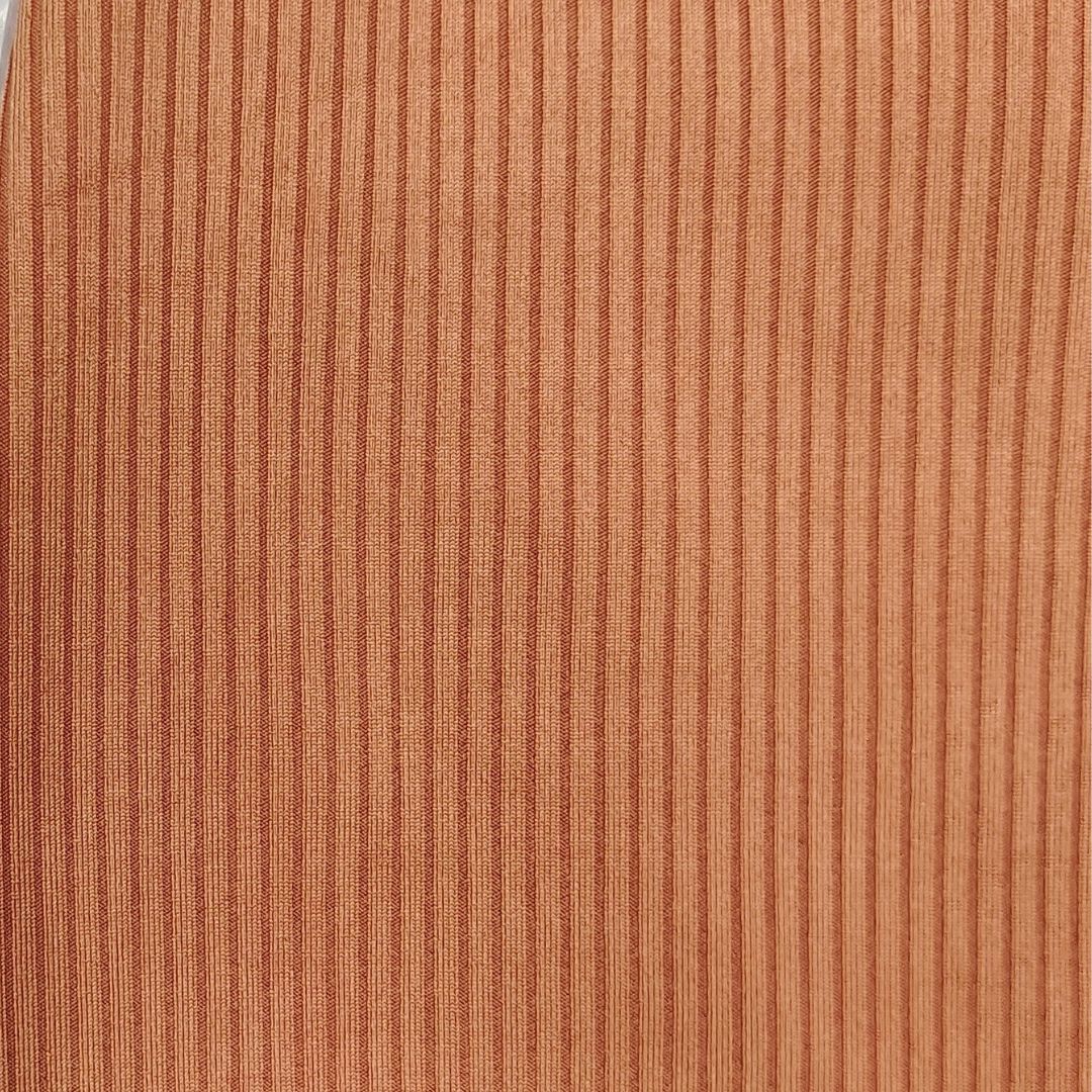 Peach Solid Bodyfit Dress
