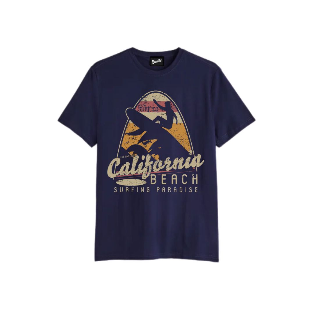 California Beach Printed Tshirt