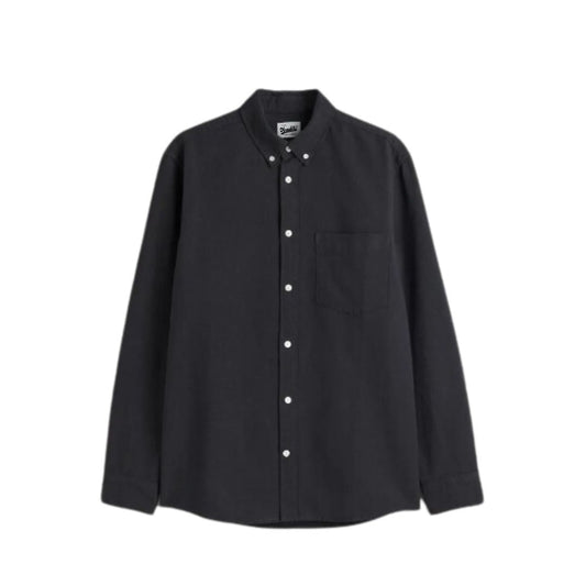 Black Regular Fit Solid Shirt