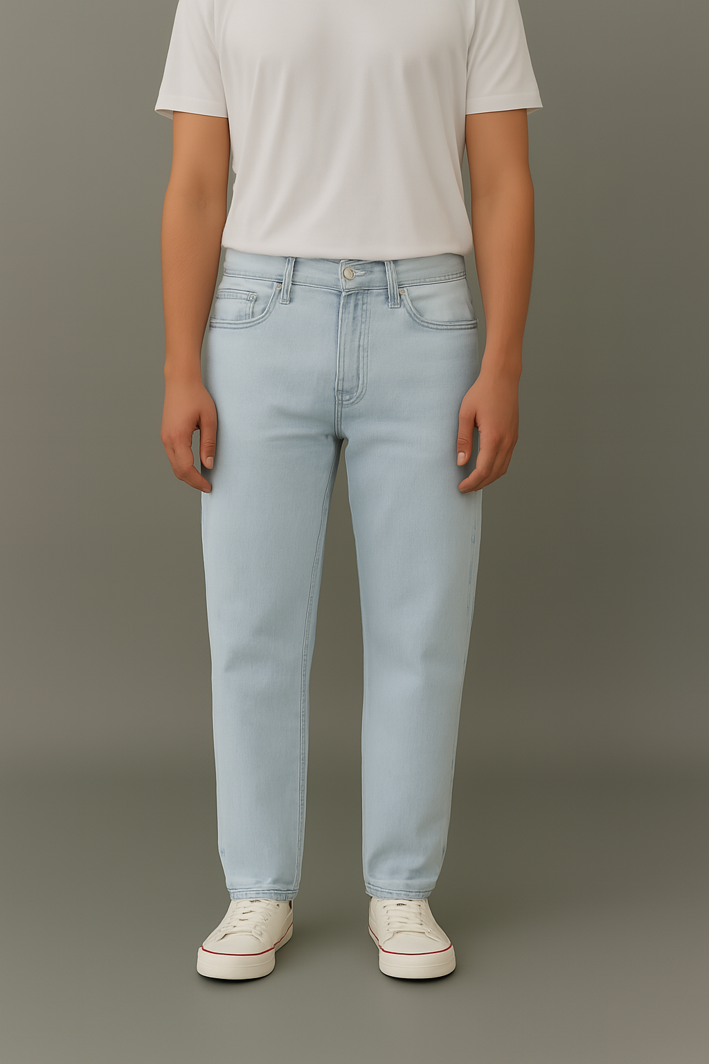 Light Blue Regular Fit Jeans