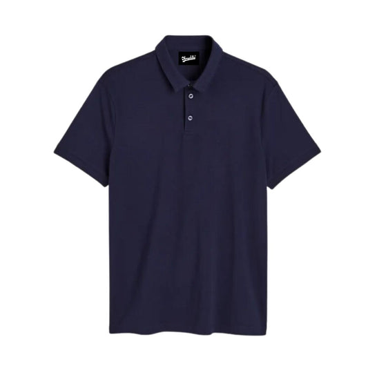 Solid Navy Blue Polo Tshirt