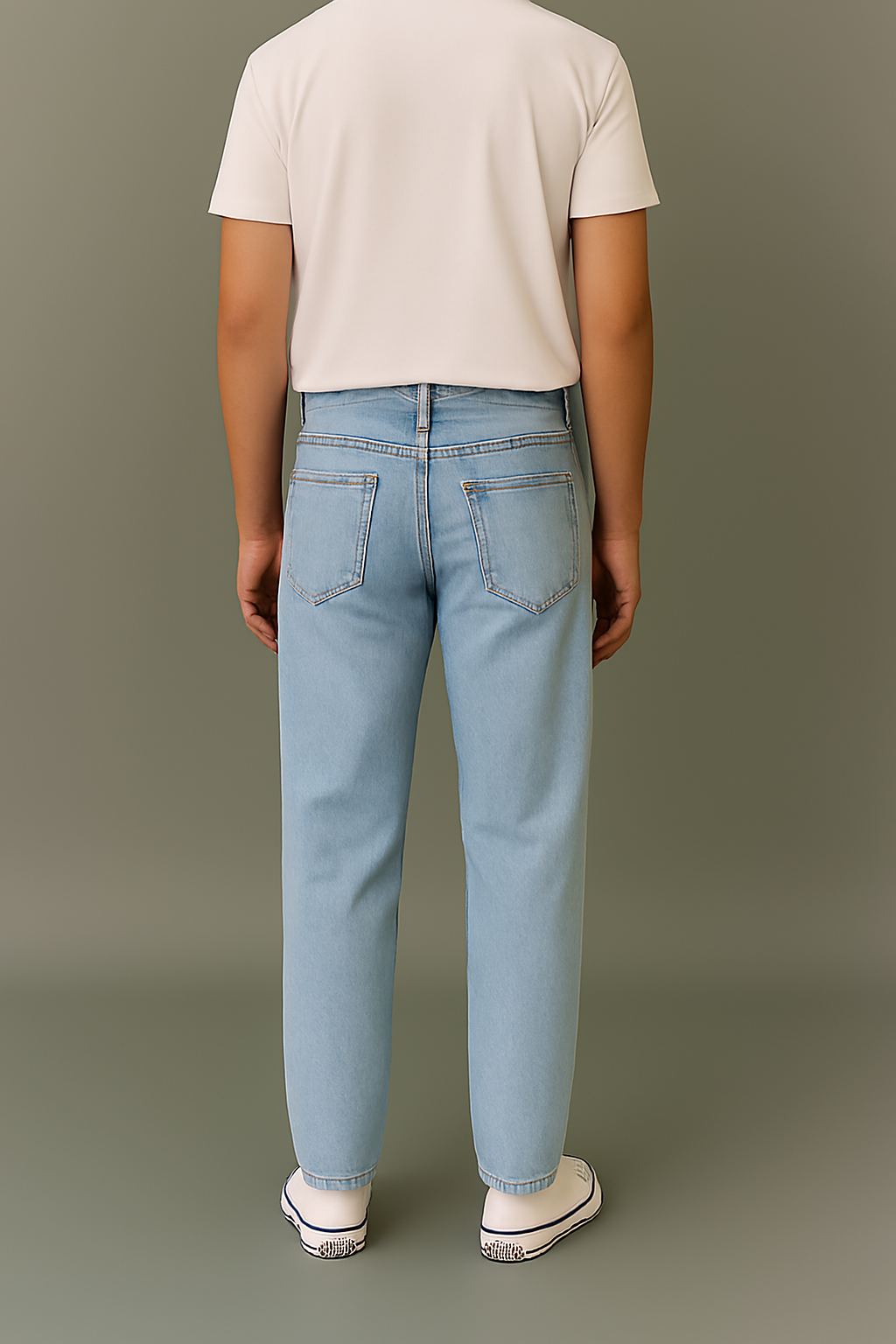 Light Blue Regular Fit Jeans