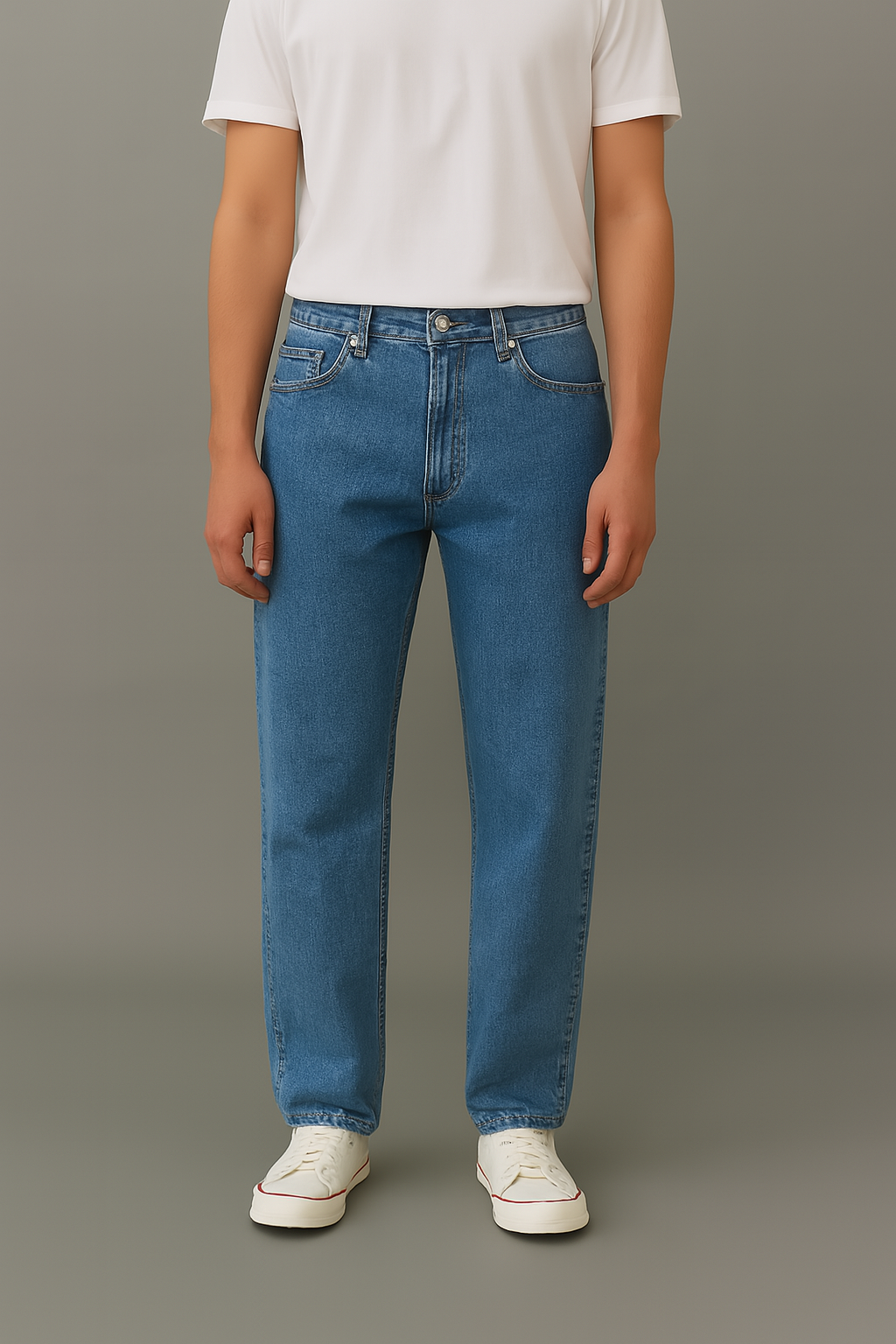 Denim Blue Regular Fit Jeans