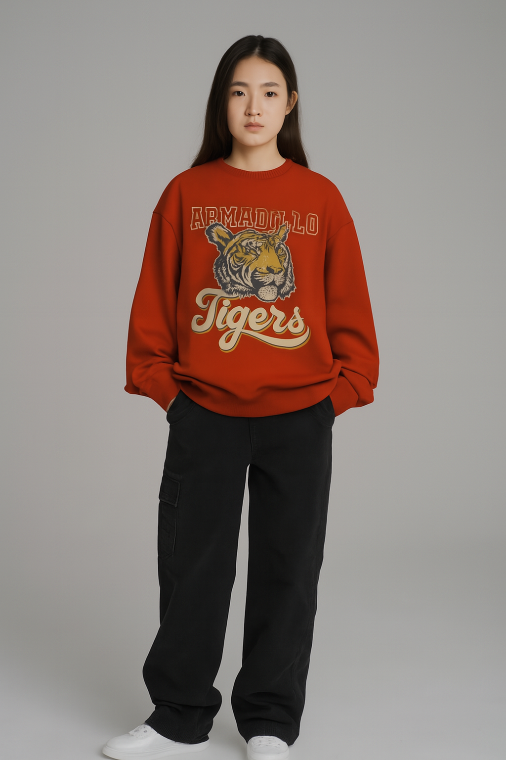 Armadillo Tigers Oversized Sweatshirt