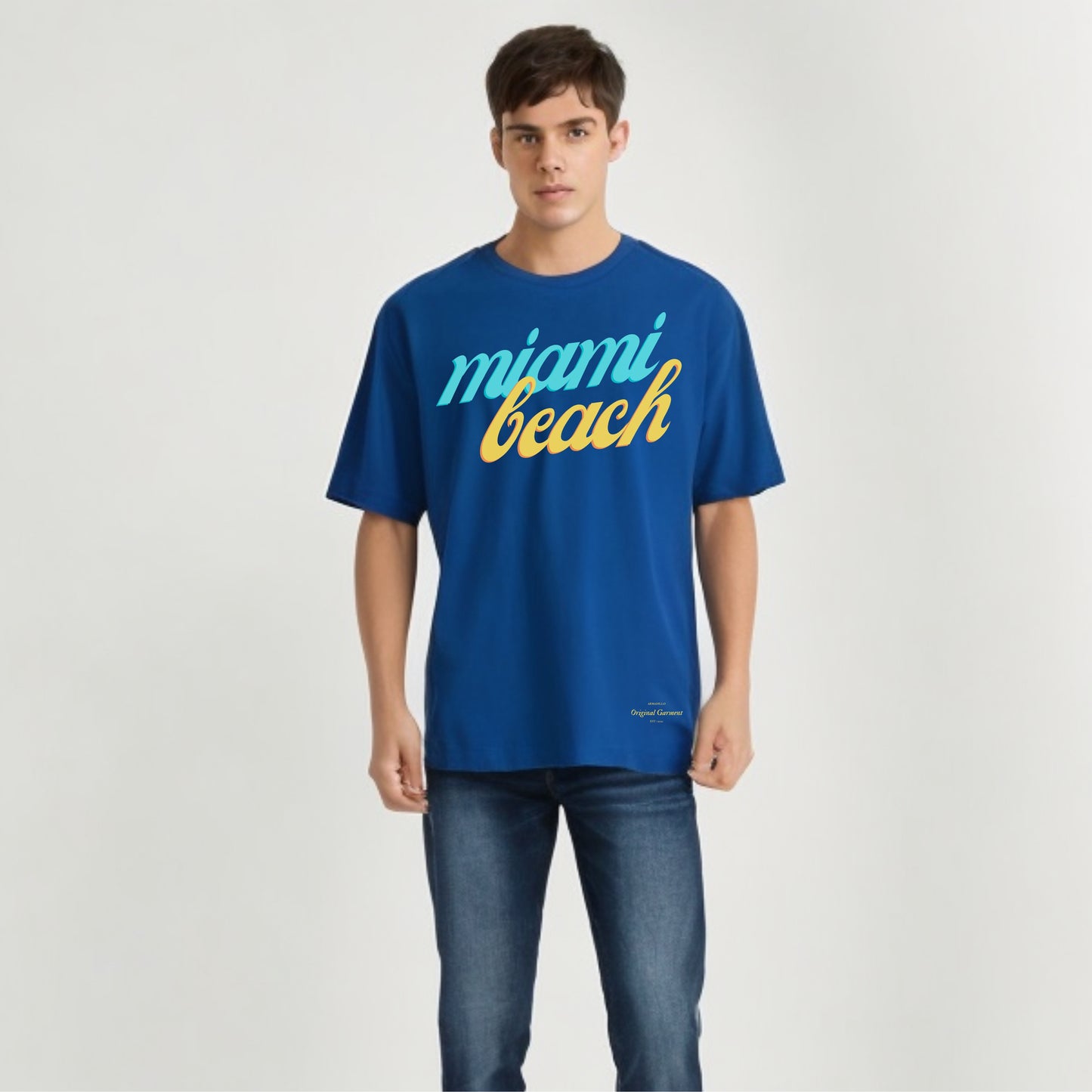 Oversized Miami Beach Tshirt