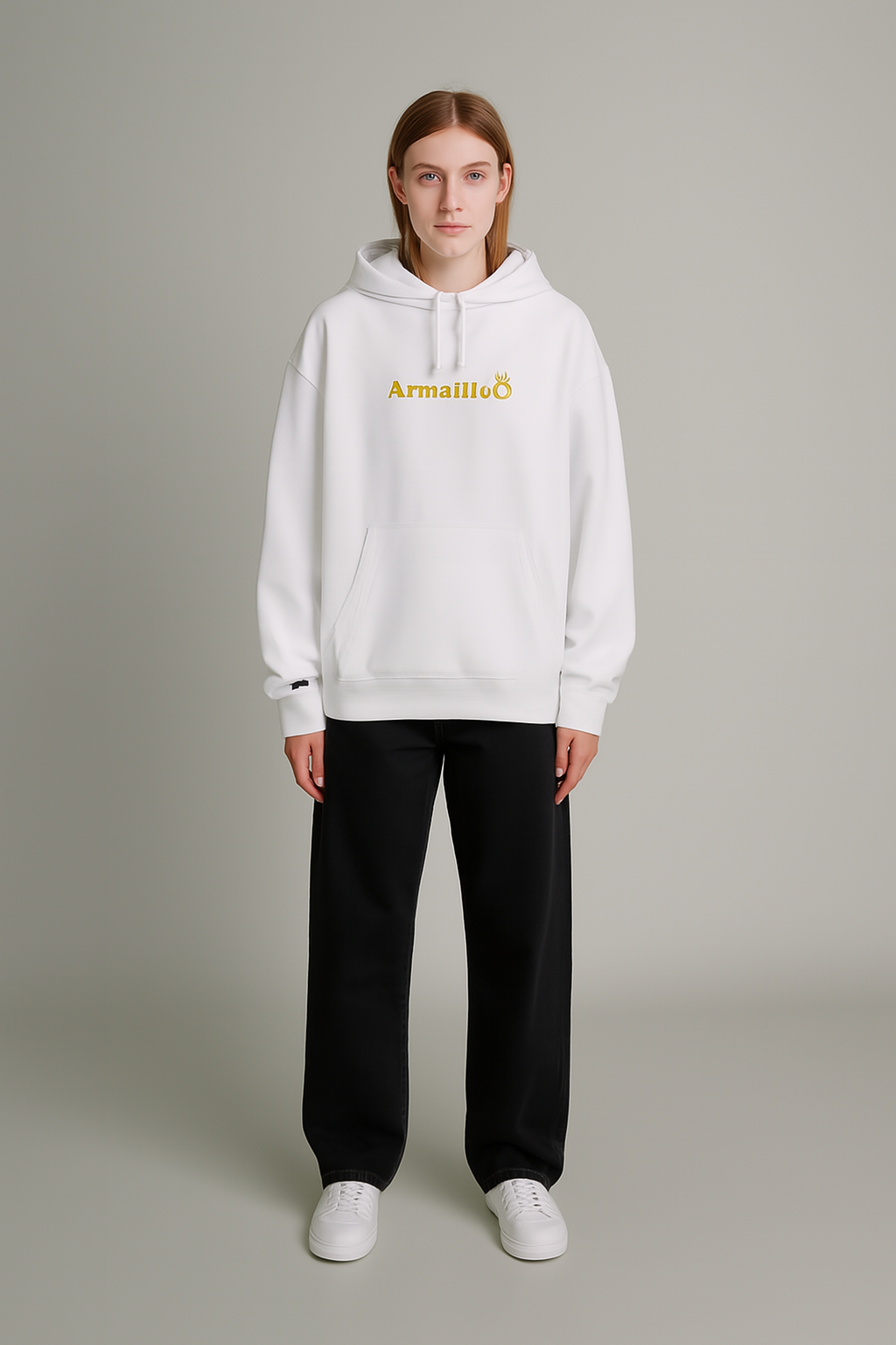 Armadillo Signature White Hoodie