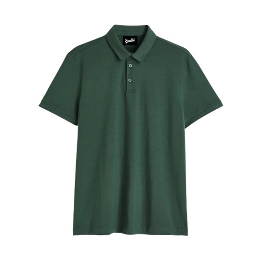 Solid Green Polo Tshirt