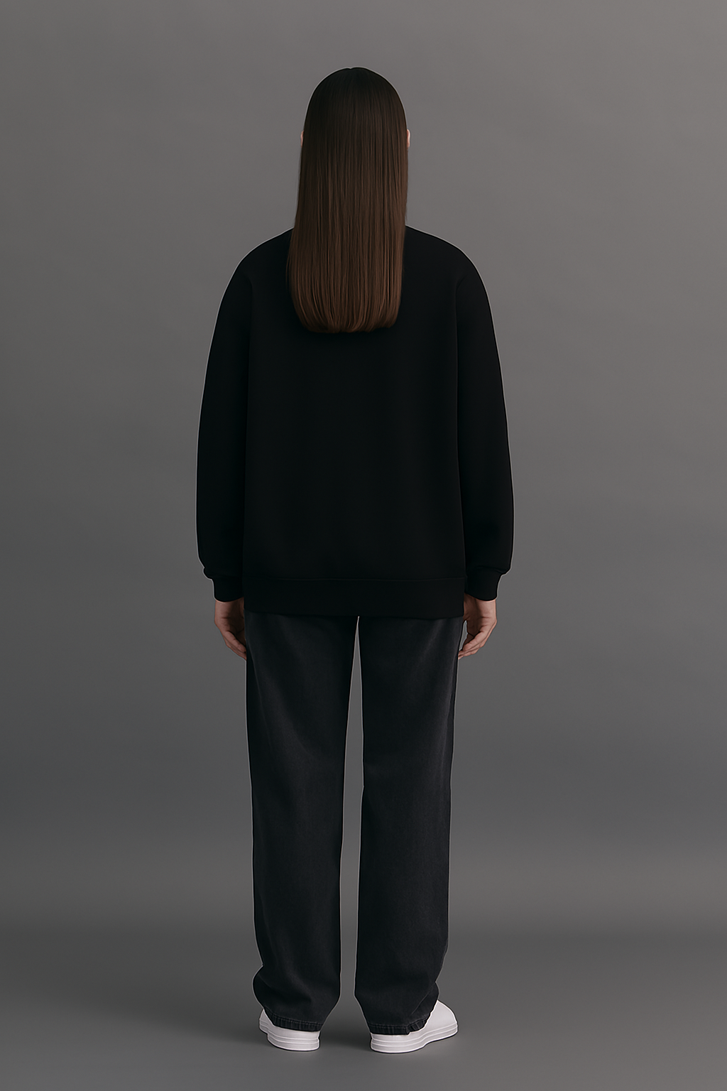 Armadillo Solid Oversized Sweatshirt