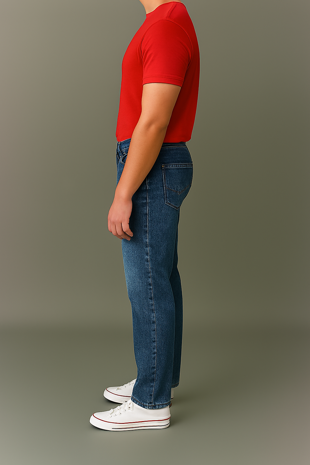 Dark Blue Regular Fit Jeans