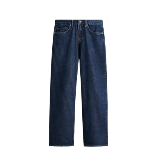 Dark Blue Baggy Fit Jeans