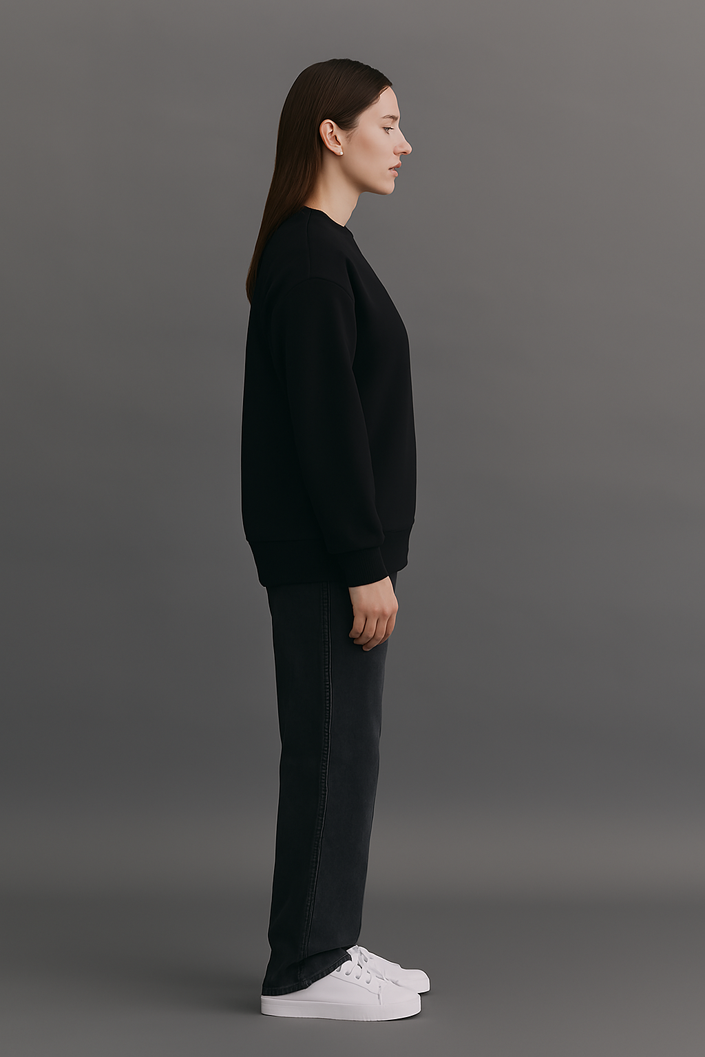 Armadillo Solid Oversized Sweatshirt