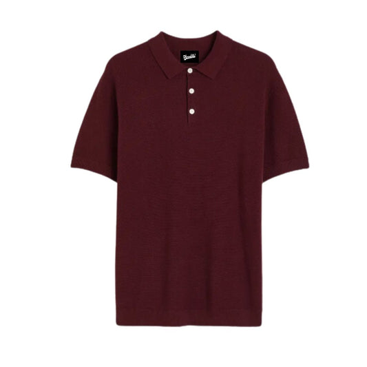 Solid Maroon Polo Tshirt