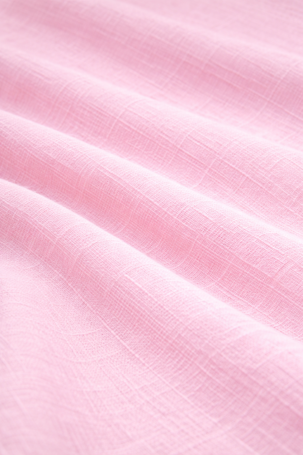 Solid Light Pink Cotton Kurta