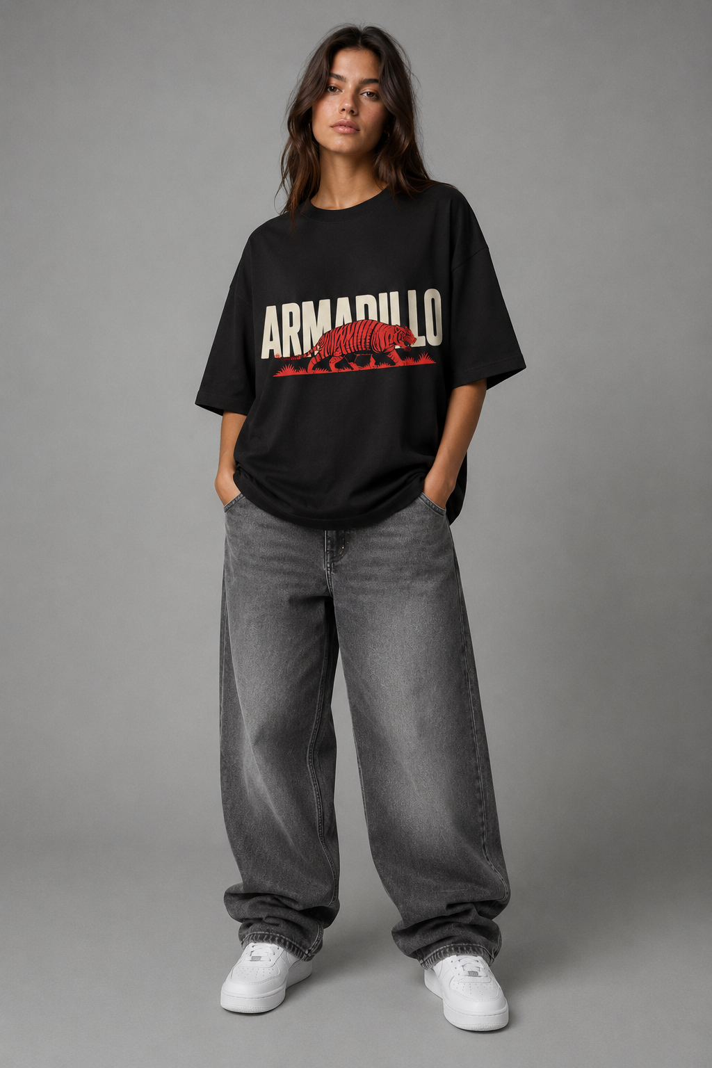 Armadillo Tiger Oversized Tshirt