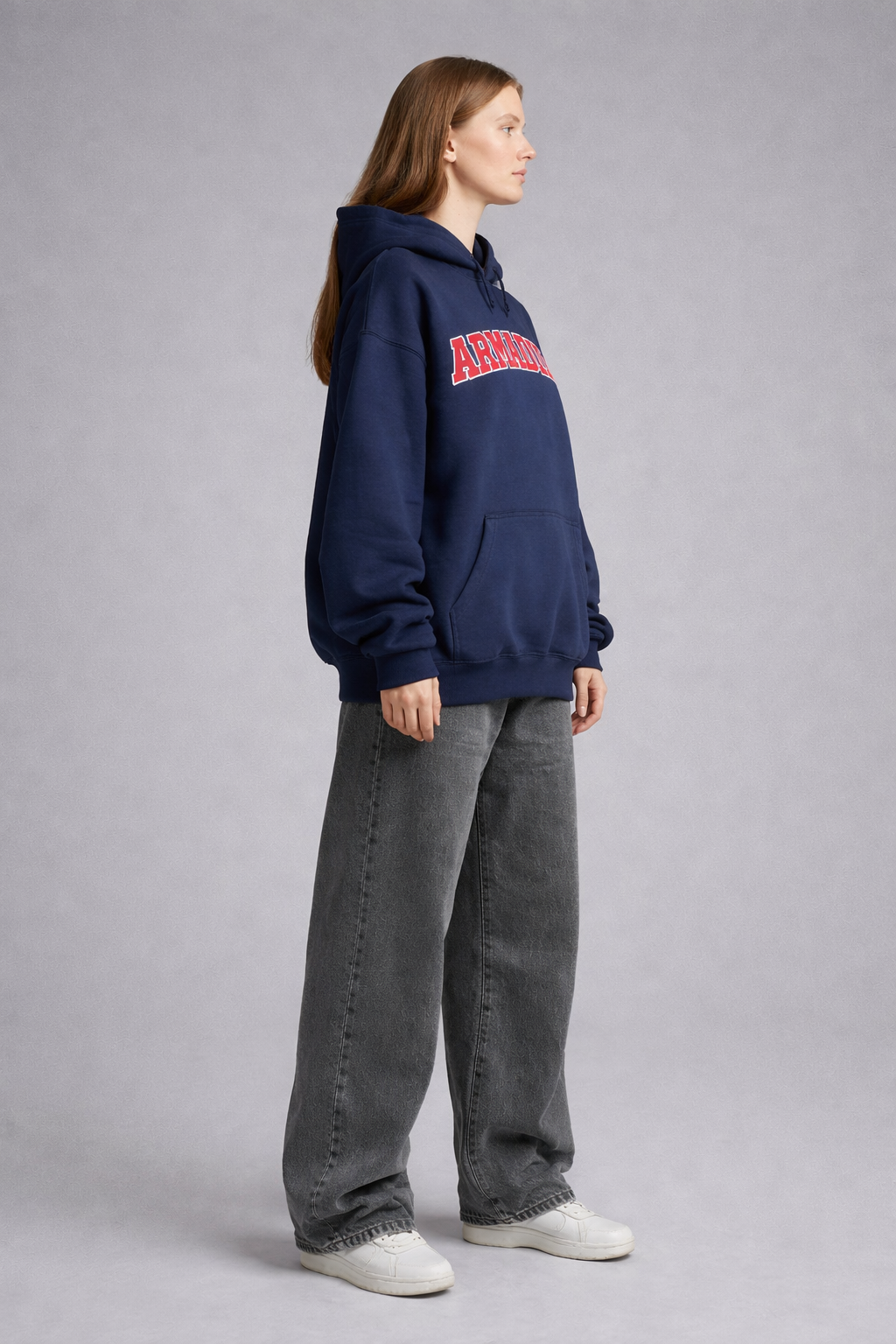 Armadillo Oversized Basic Hoodie
