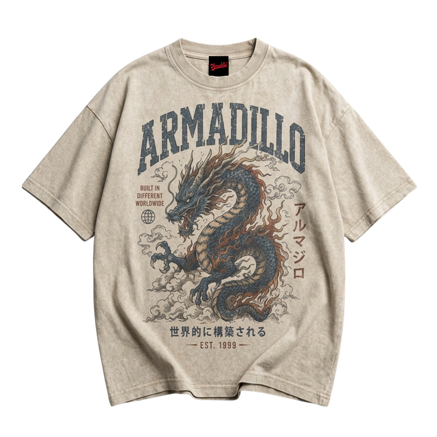 Armadillo Vintage Oversized Tshirt