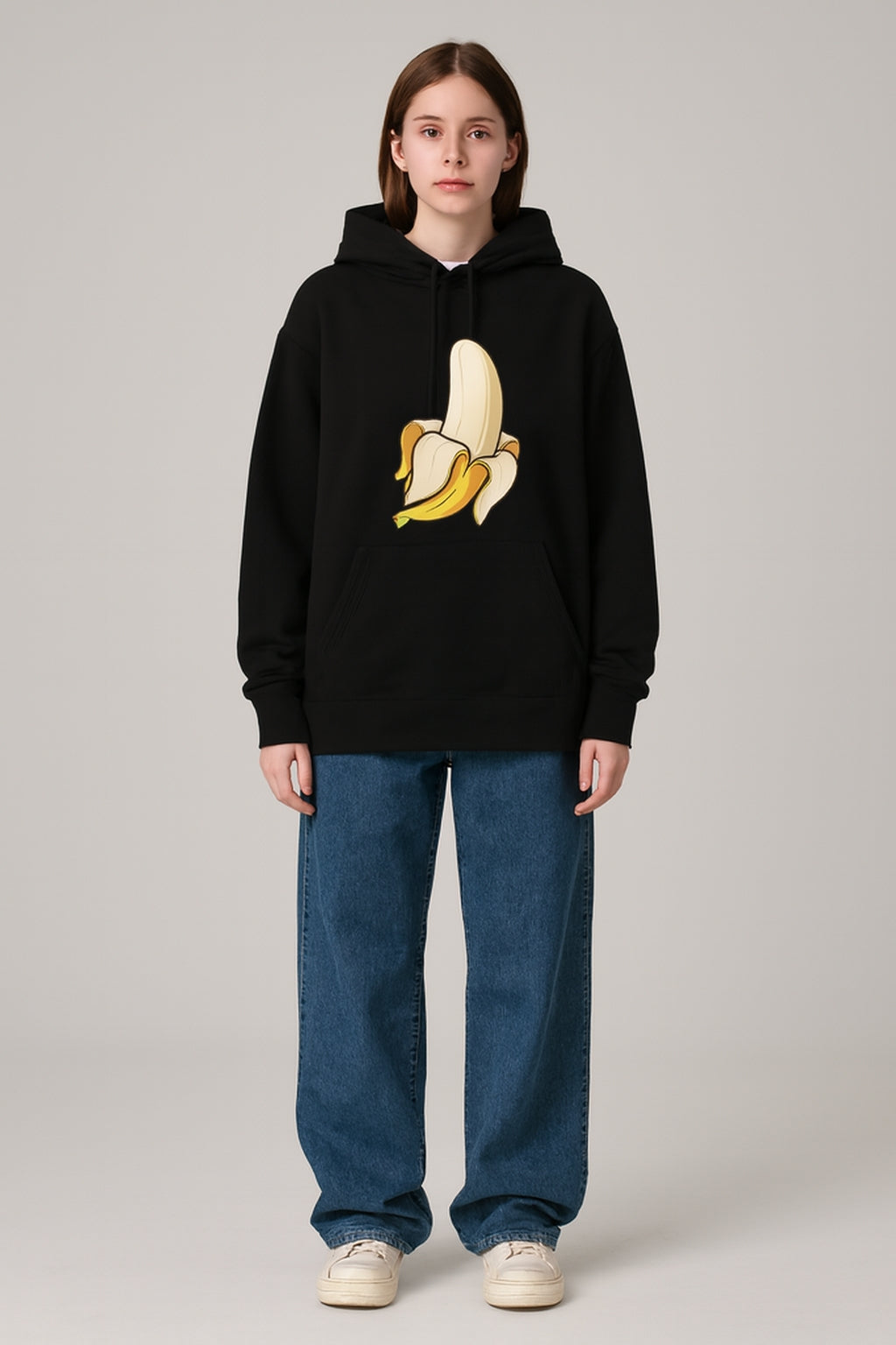Banana Oversized Basic Hoodie