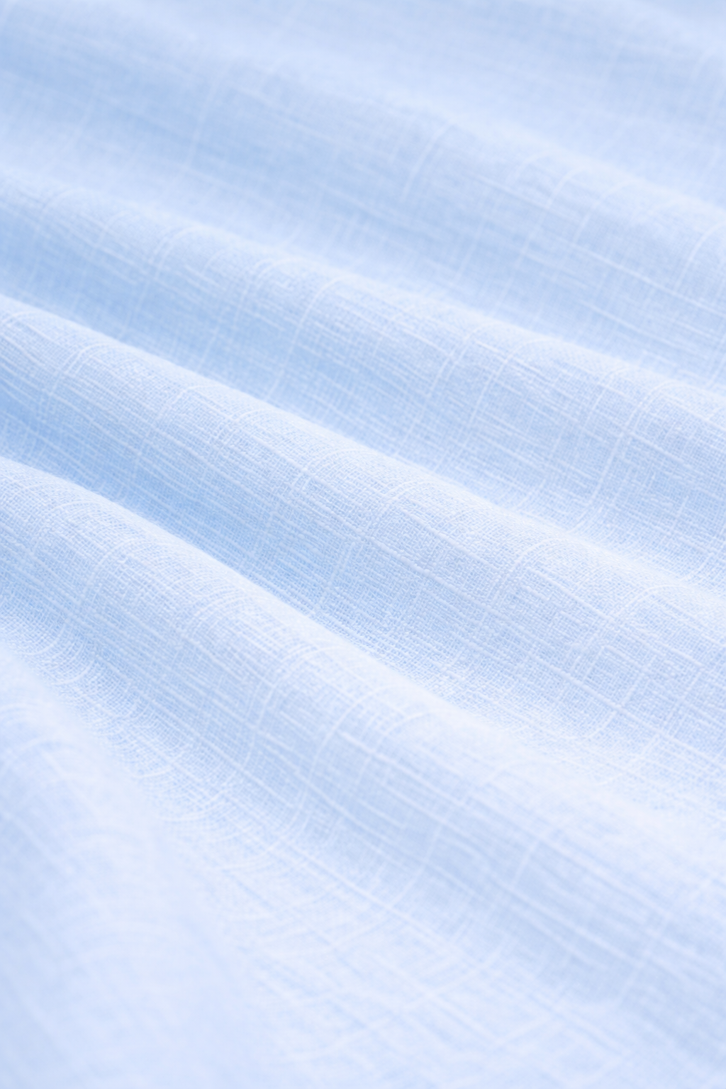 Solid Sky Blue Cotton Kurta