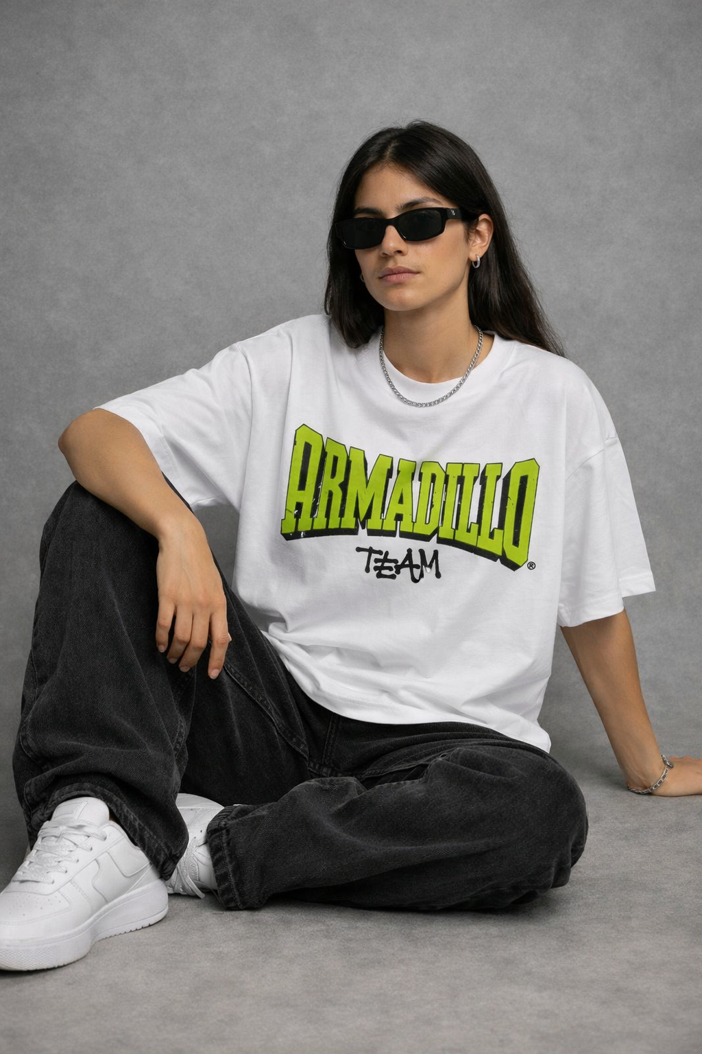 Armadillo Team Printed Oversized Tshirt