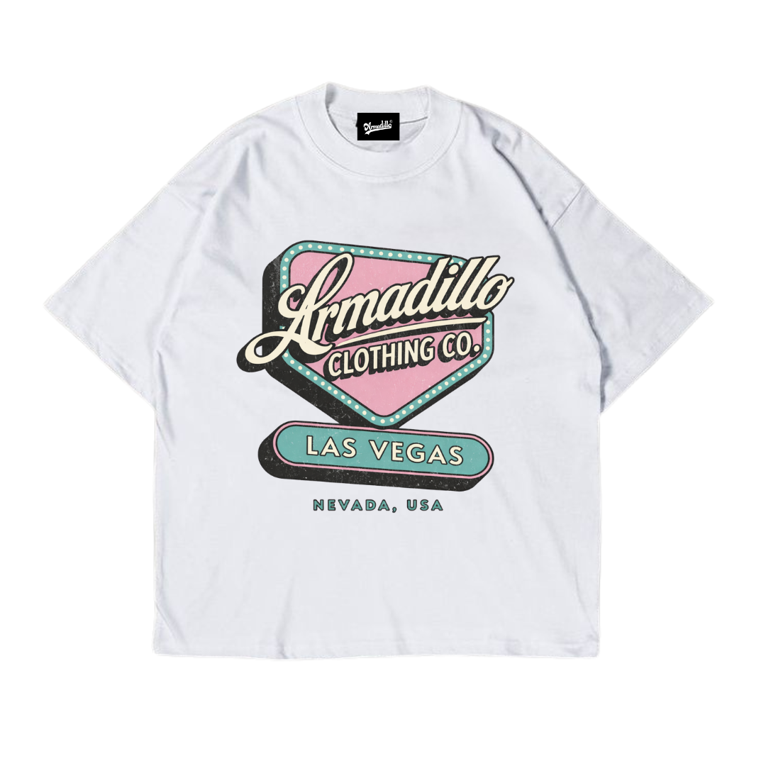 White Vintage Oversized Tshirt