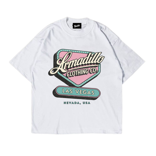 White Vintage Oversized Tshirt