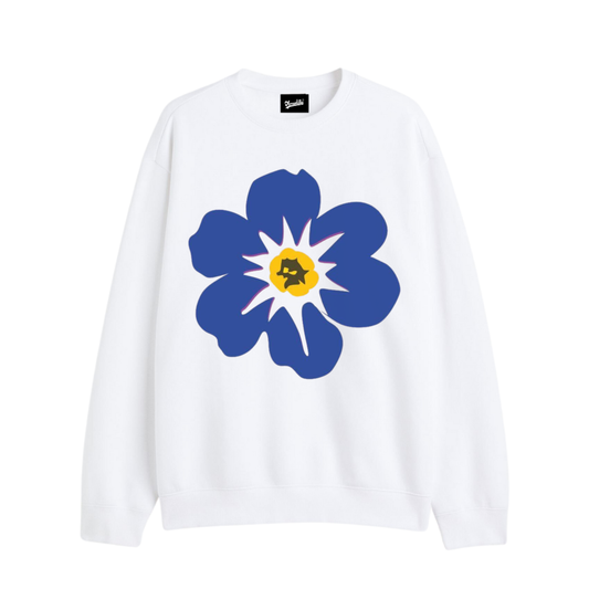 Floral Printed Oversized Sweatshirt