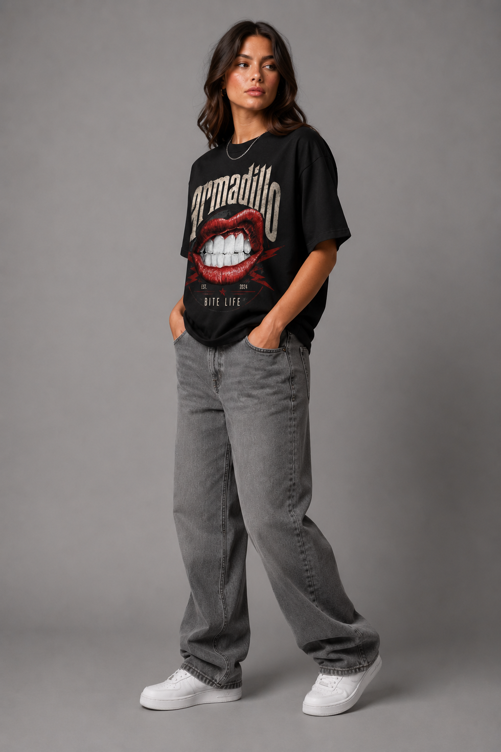 Armadillo Toxic Glam Oversized Tshirt
